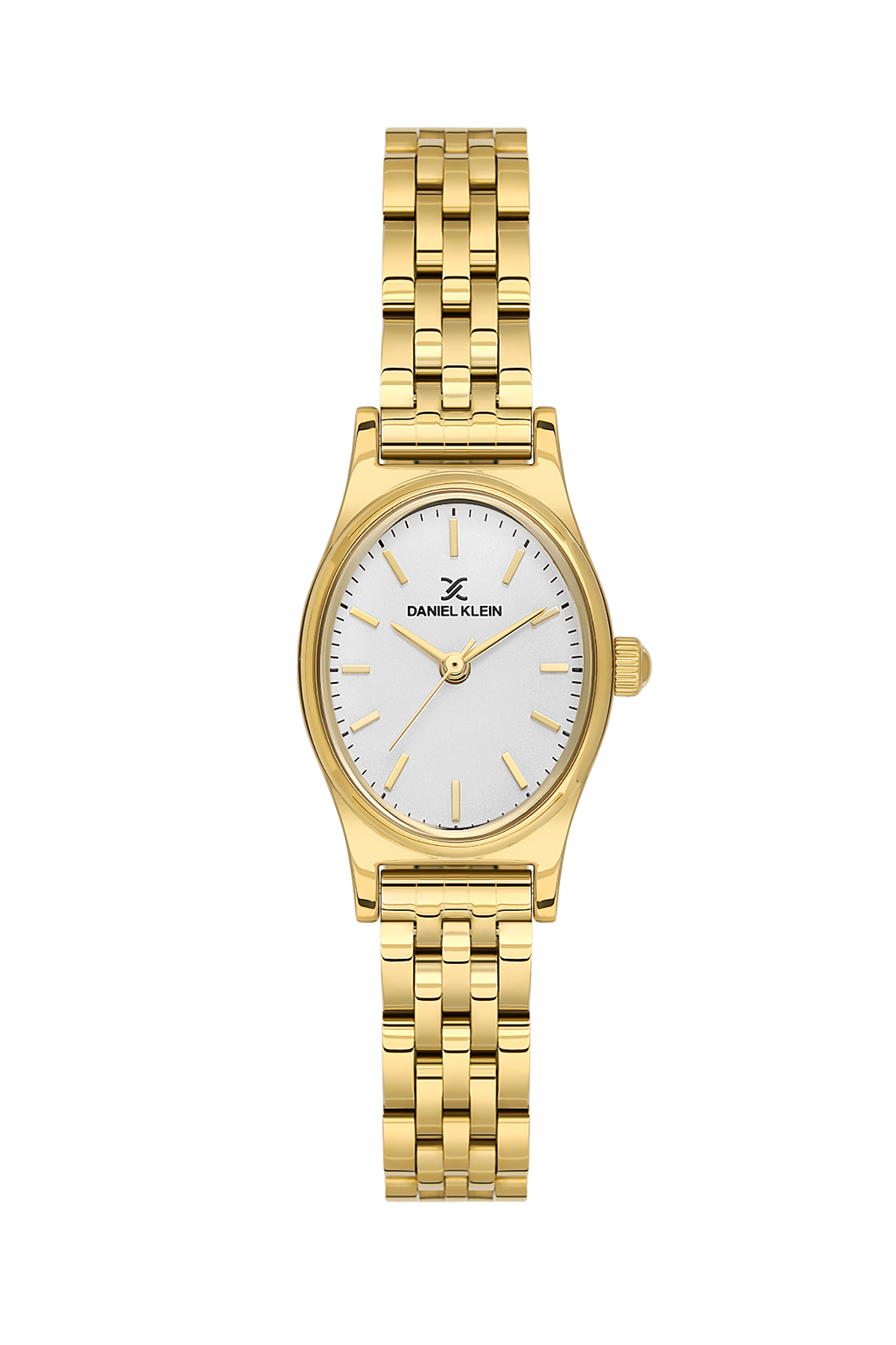 Daniel Klein Silver IP Gold Wrist Watch for Women DK.1.14174-2