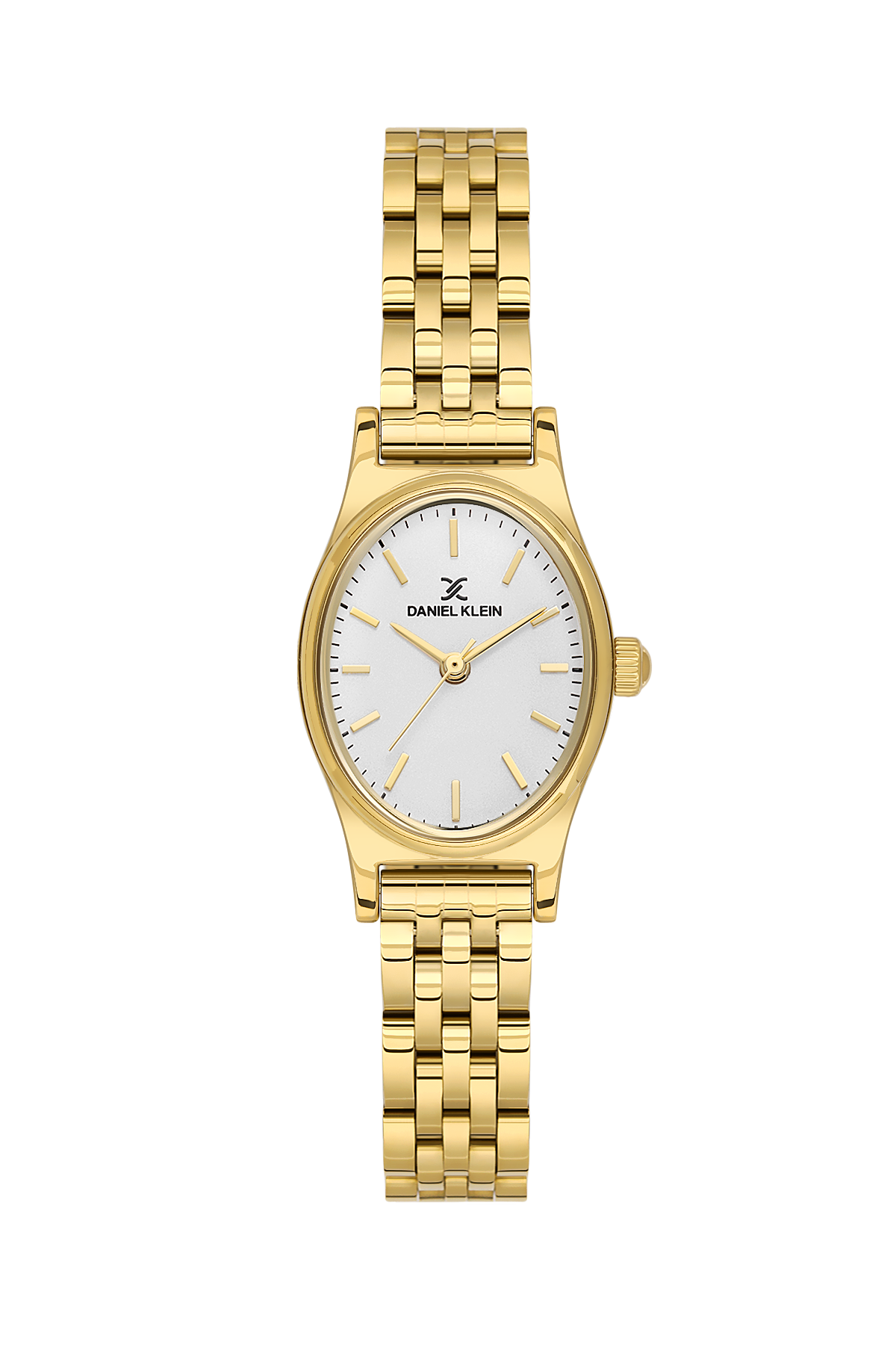 Daniel Klein Silver IP Gold Wrist Watch for Women DK.1.14174-2