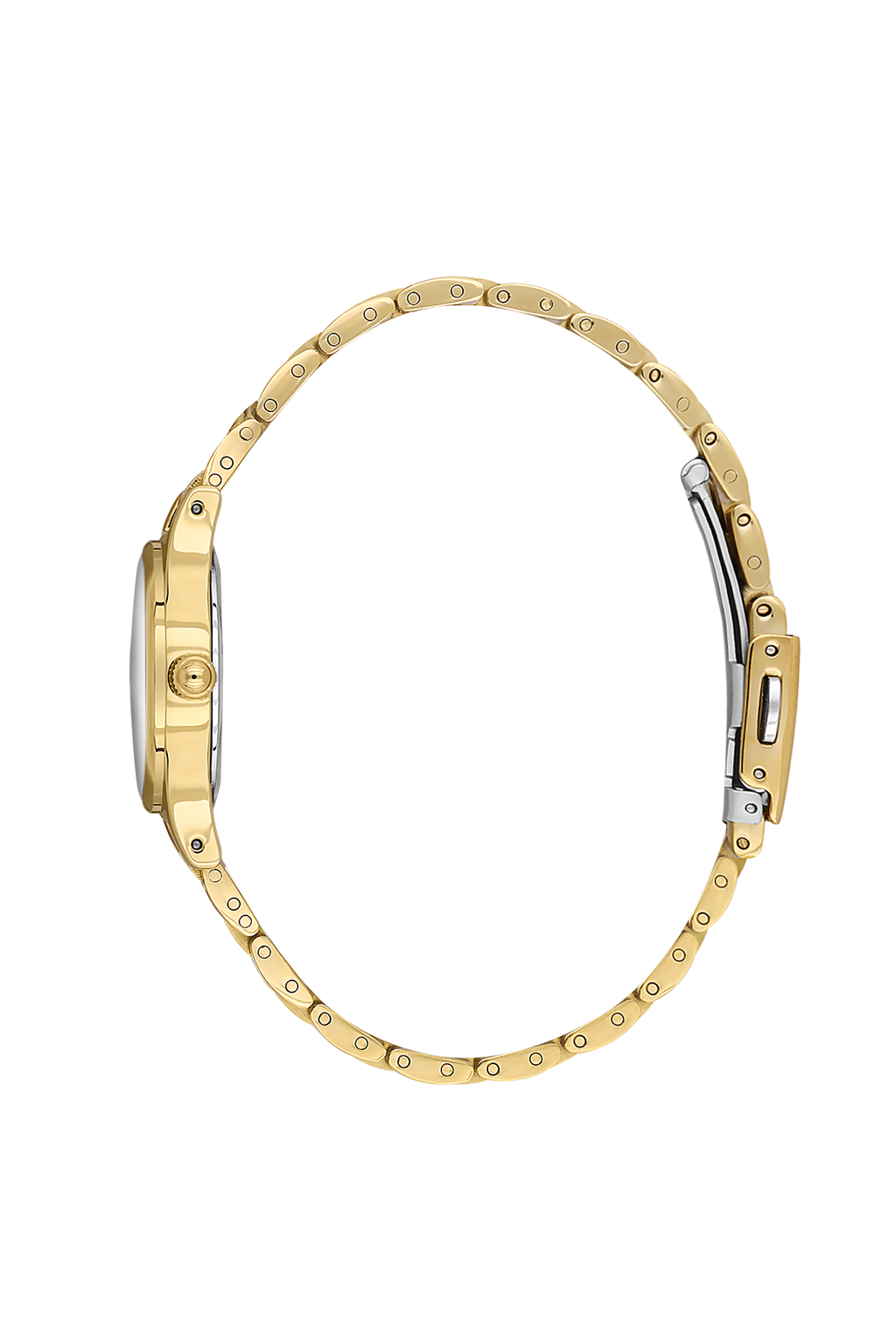 Daniel Klein Silver IP Gold Wrist Watch for Women DK.1.14174-2