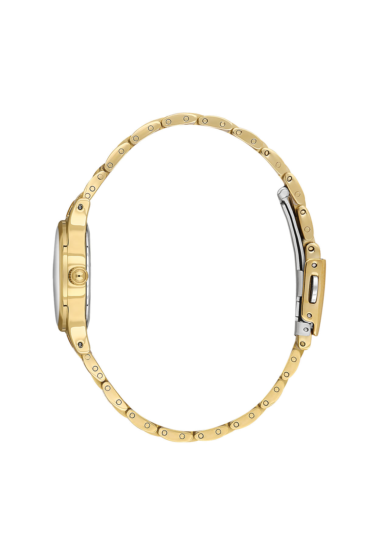 Daniel Klein Silver IP Gold Wrist Watch for Women DK.1.14174-2