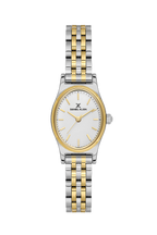 Daniel Klein Silver IP Silver/Gold Wrist Watch for Women DK.1.14174-3