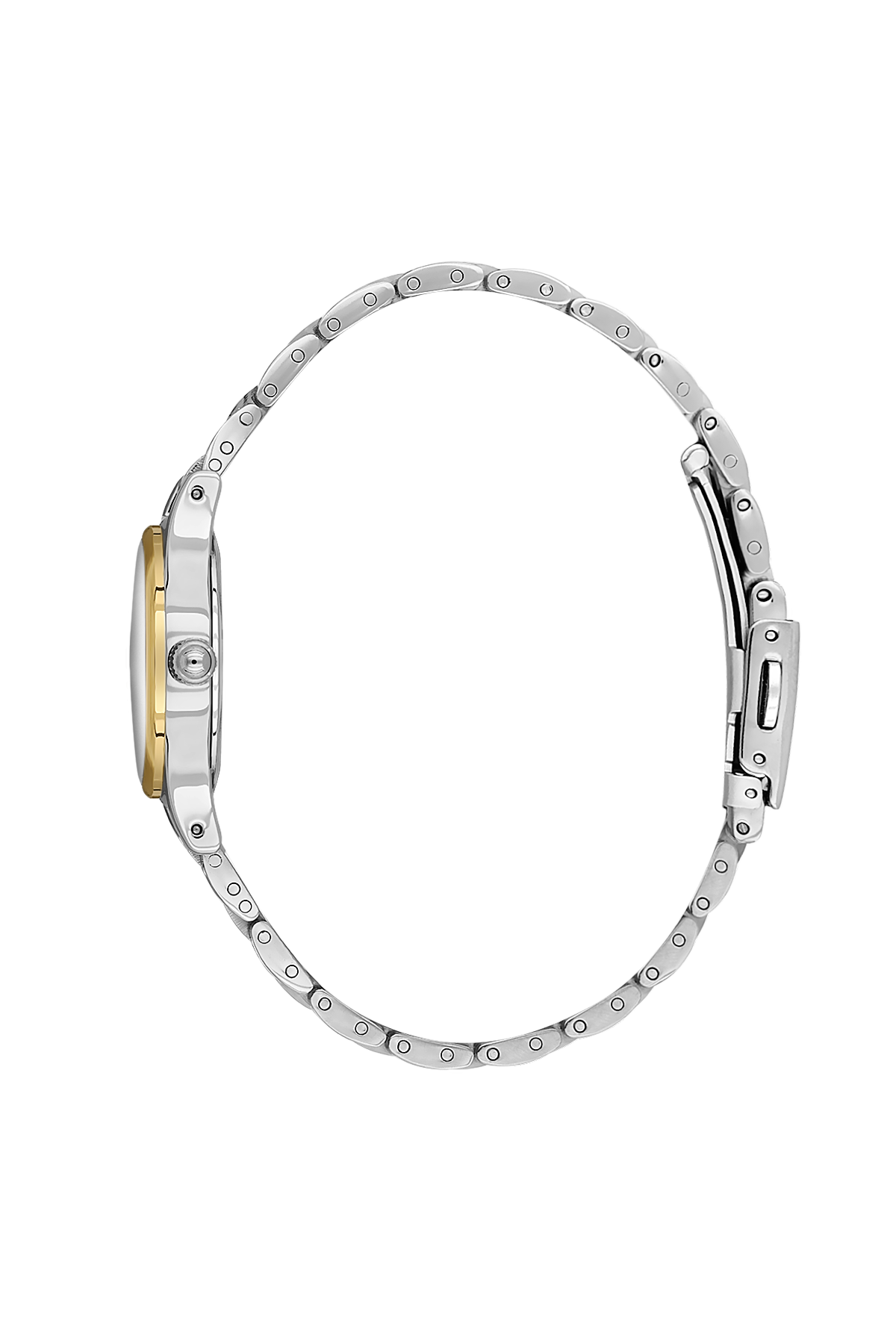 Daniel Klein Silver IP Silver/Gold Wrist Watch for Women DK.1.14174-3