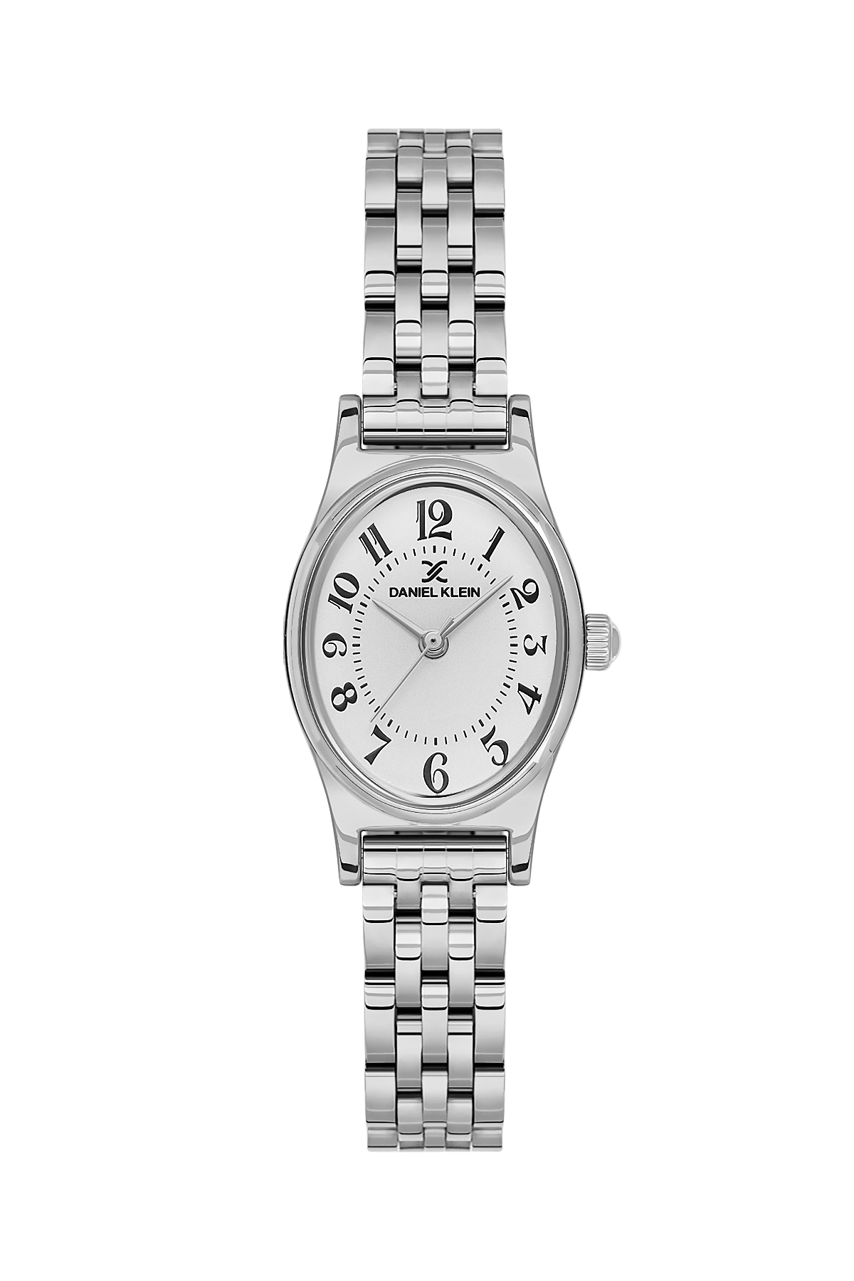 Daniel Klein Silver IP Silver Wrist Watch for Women DK.1.14174-5