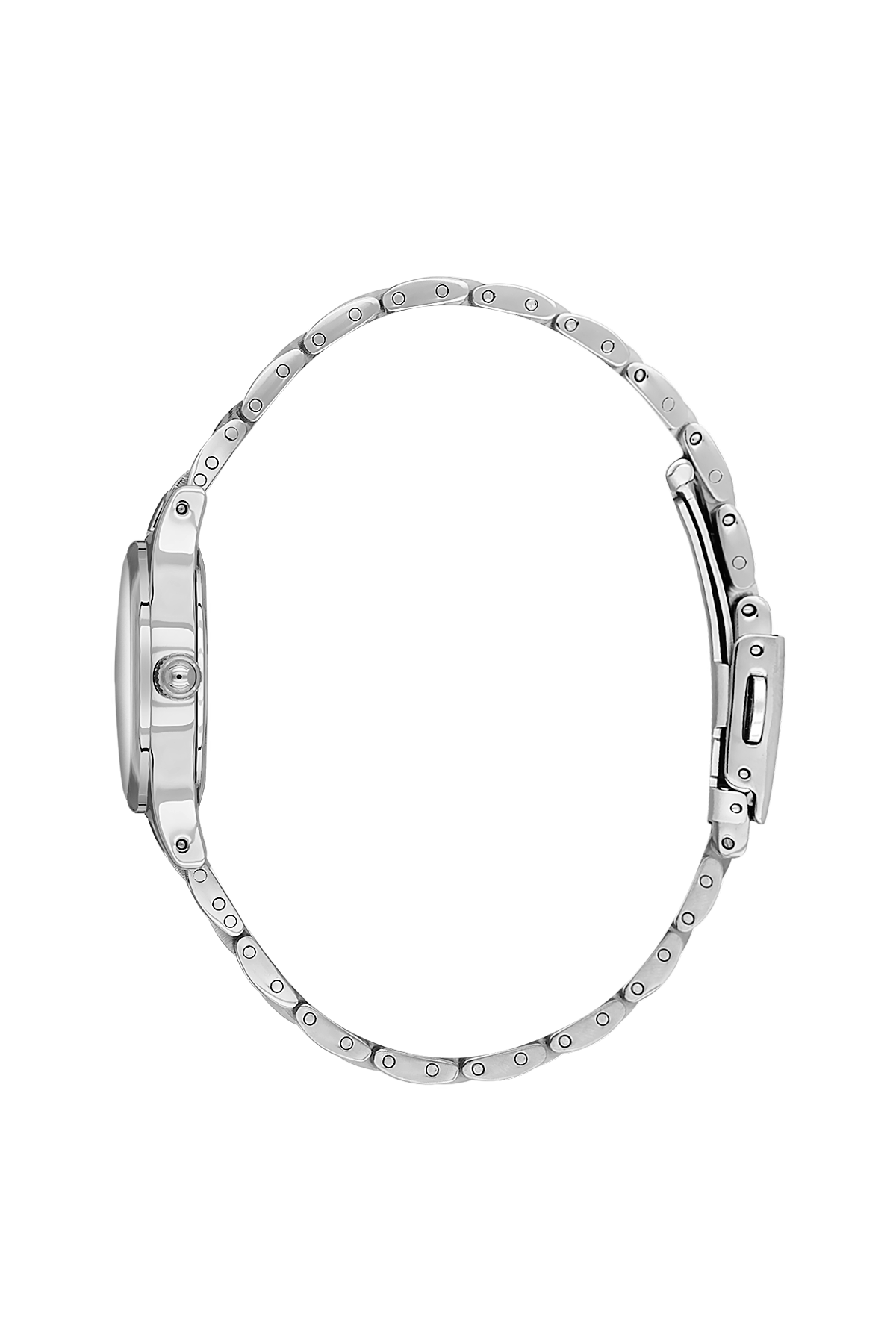 Daniel Klein Silver IP Silver Wrist Watch for Women DK.1.14174-5
