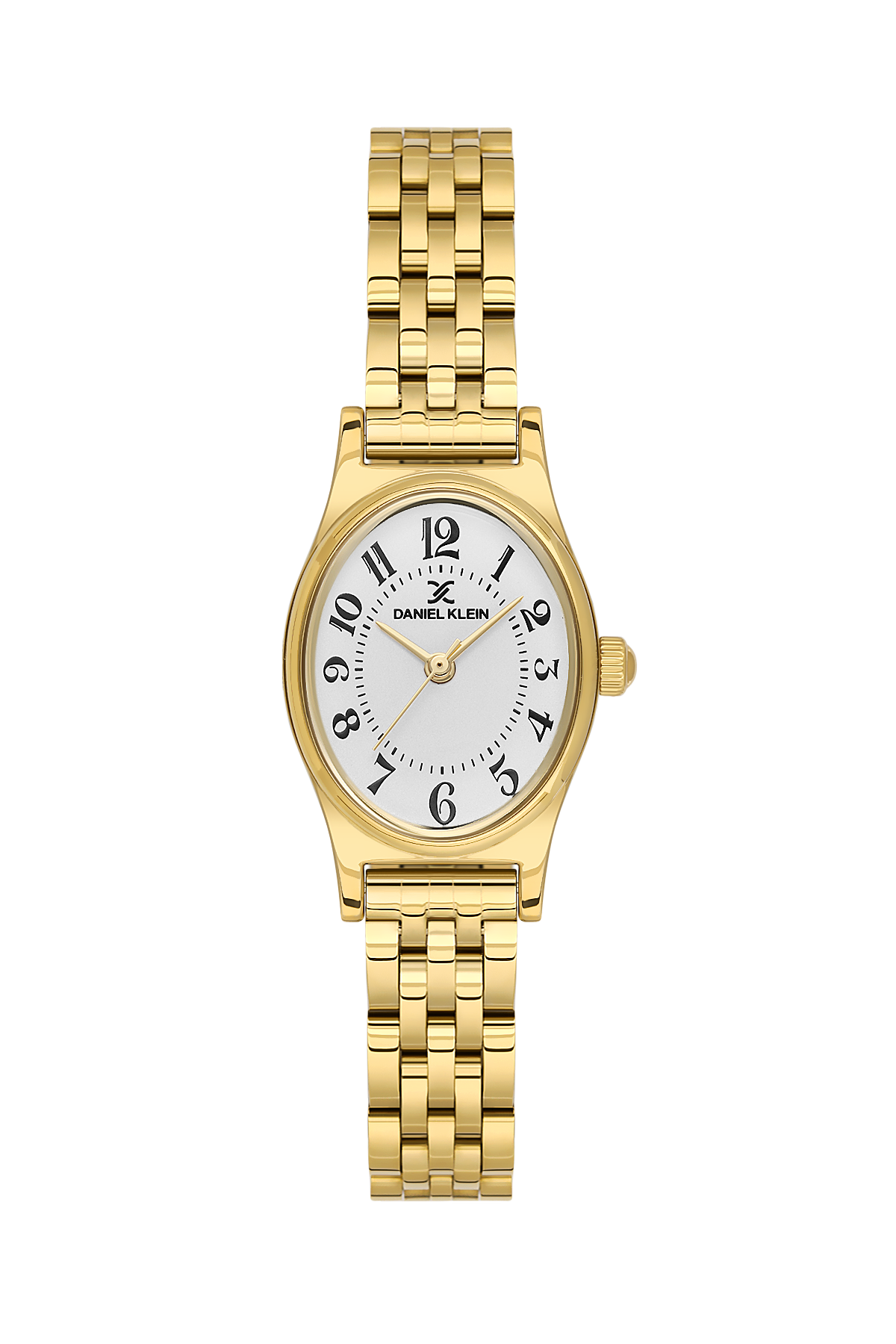 Daniel Klein Silver IP Gold Wrist Watch for Women DK.1.14174-6