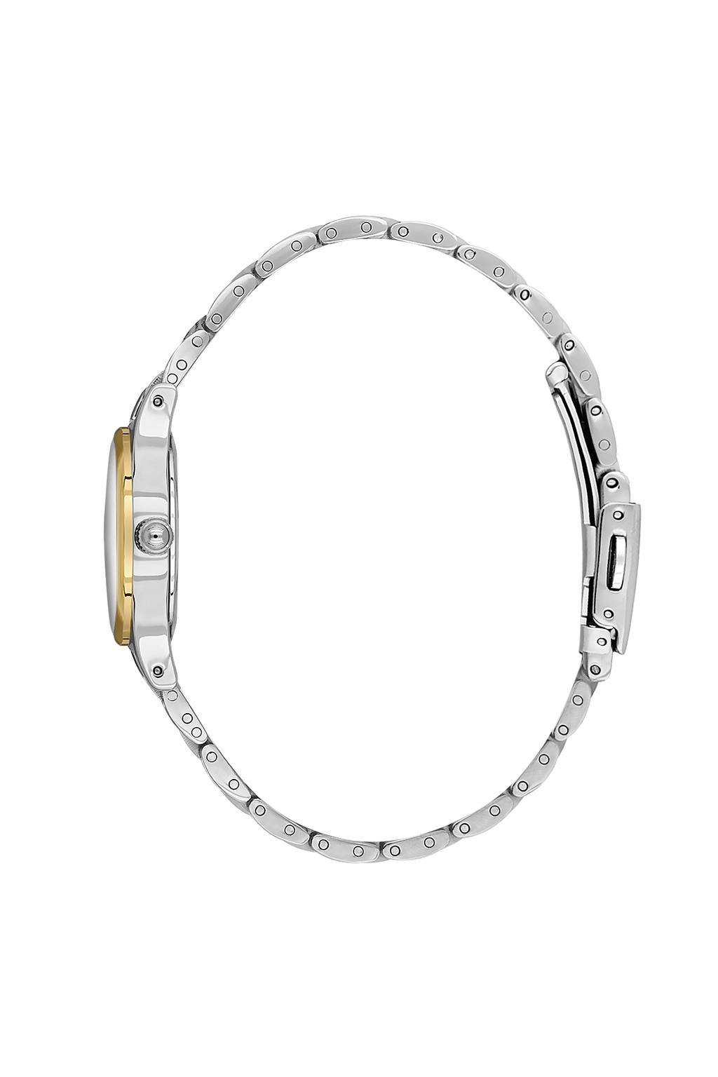 Daniel Klein Silver IP Silver/Gold Wrist Watch for Women DK.1.14174-7