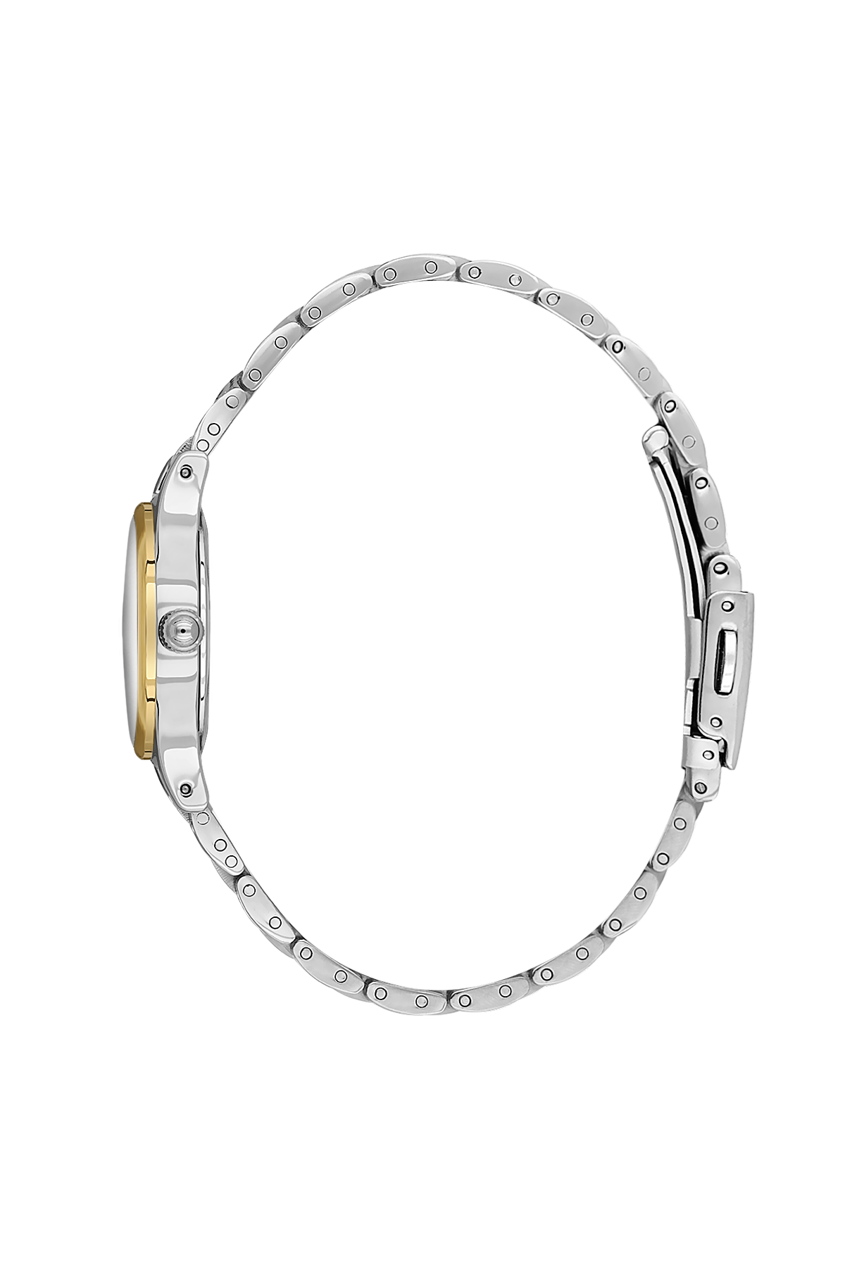 Daniel Klein Silver IP Silver/Gold Wrist Watch for Women DK.1.14174-7