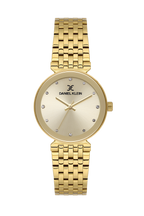 Daniel Klein Light Champagne IP Gold Wrist Watch for Women DK.1.14175-2