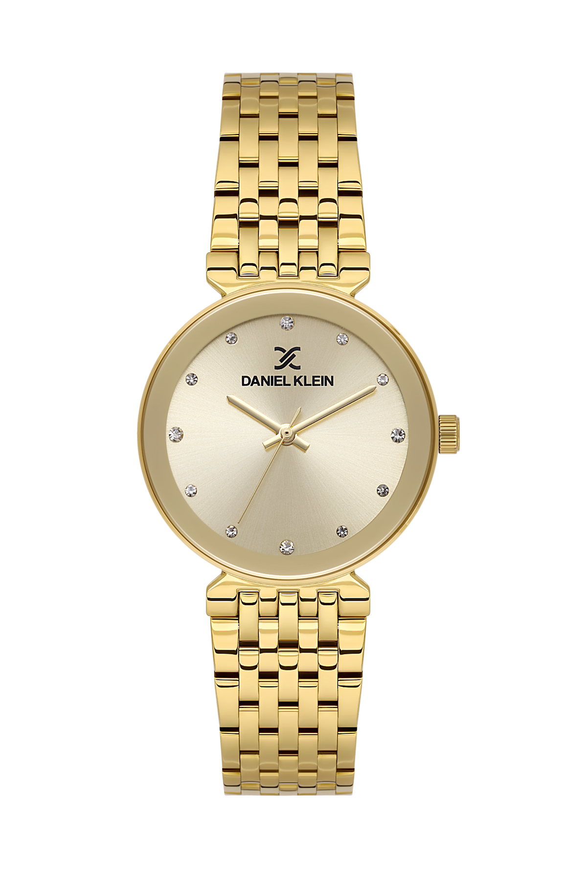 Daniel Klein Light Champagne IP Gold Wrist Watch for Women DK.1.14175-2