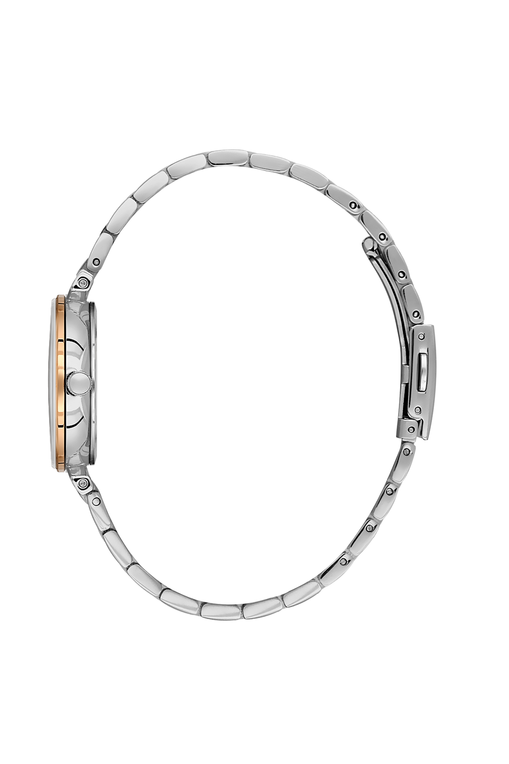Daniel Klein Silver Pink Rosegold Wrist Watch for Women DK.1.14175-6