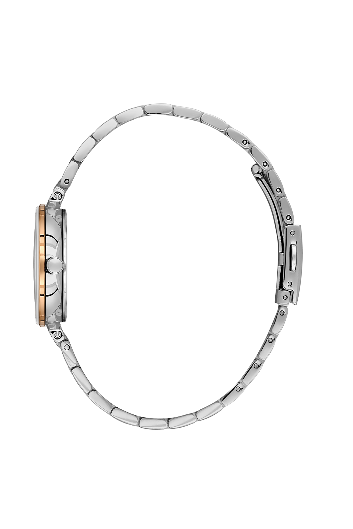Daniel Klein Silver Pink Rosegold Wrist Watch for Women DK.1.14175-6