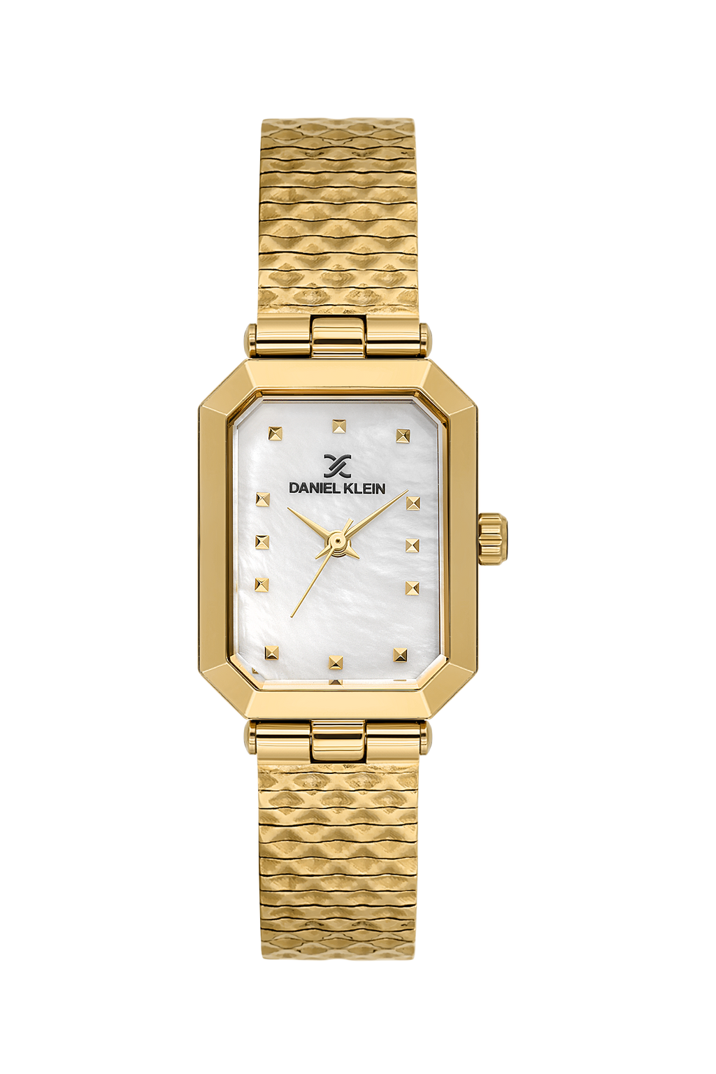 Daniel Klein Mother of Pearl IP Gold Wrist Watch for Women DK.1.14178-2