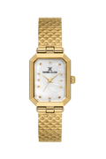 Daniel Klein Mother of Pearl IP Gold Wrist Watch for Women DK.1.14178-2