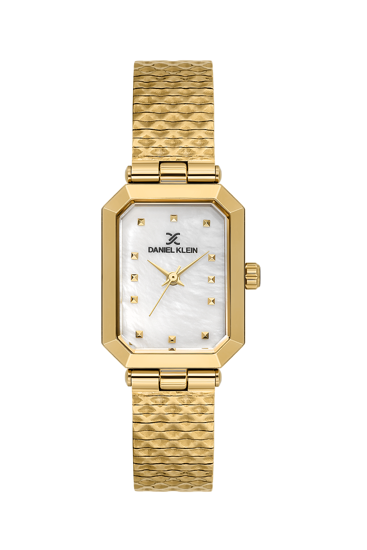 Daniel Klein Mother of Pearl IP Gold Wrist Watch for Women DK.1.14178-2