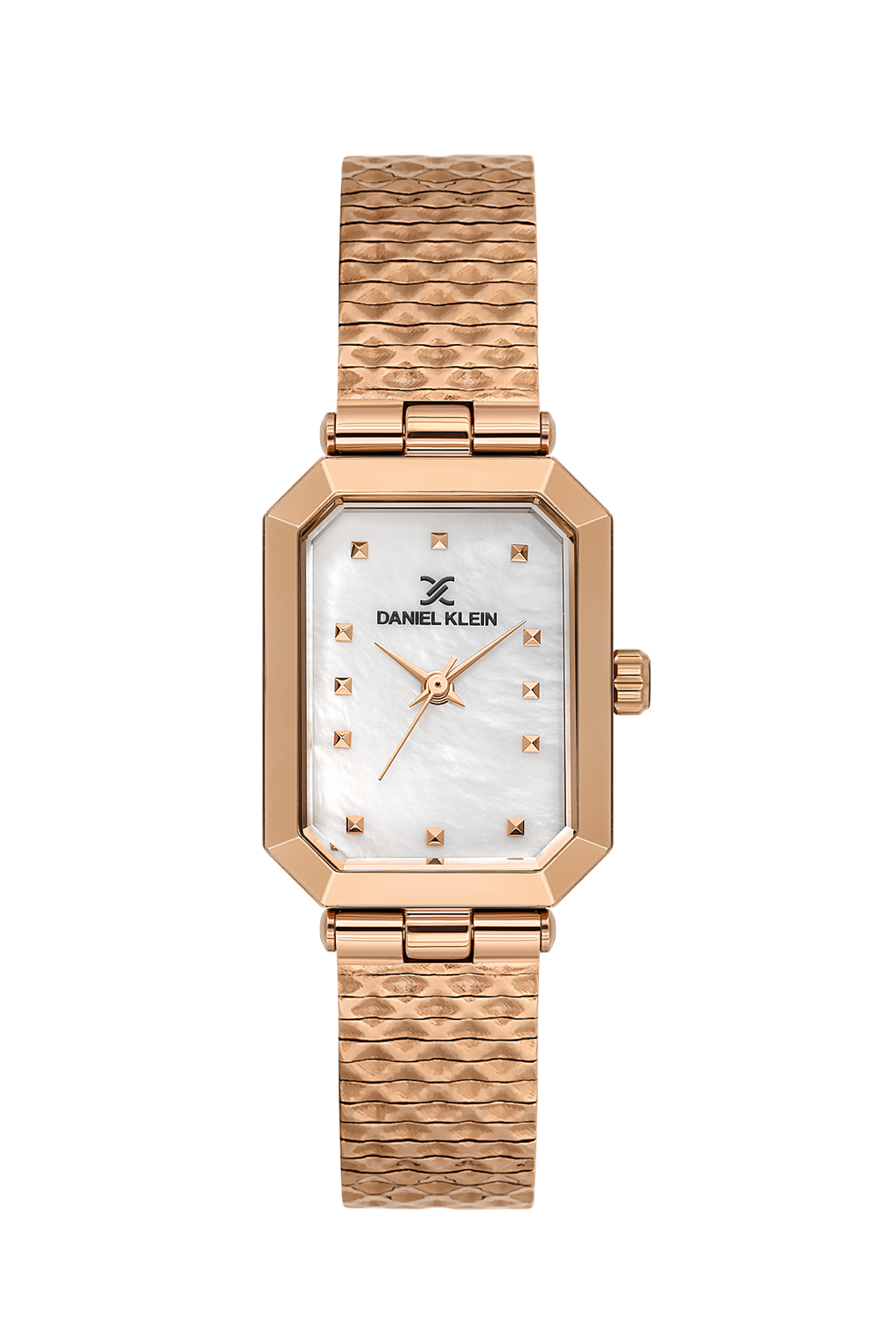 Daniel Klein Mother of Pearl Pink Rosegold Wrist Watch for Women DK.1.14178-5