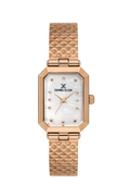 Daniel Klein Mother of Pearl Pink Rosegold Wrist Watch for Women DK.1.14178-5