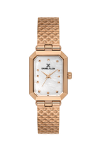 Daniel Klein Mother of Pearl Pink Rosegold Wrist Watch for Women DK.1.14178-5