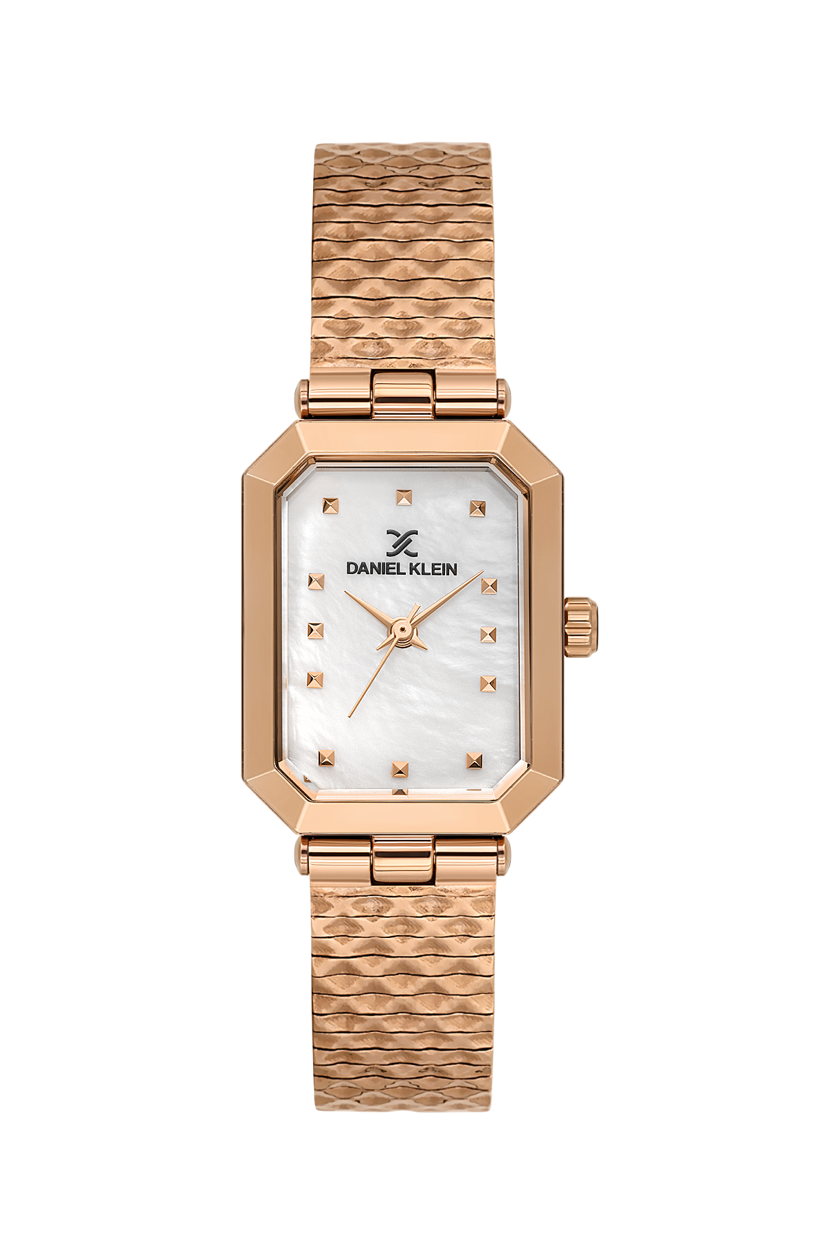 Daniel Klein Mother of Pearl Pink Rosegold Wrist Watch for Women DK.1.14178-5