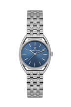 Daniel Klein Blue IP Silver Wrist Watch for Women DK.1.14180-2