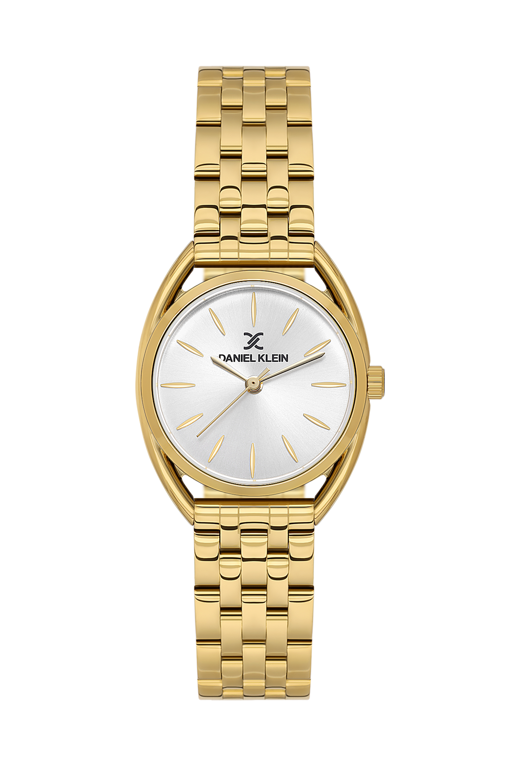 Daniel Klein Silver IP Gold Wrist Watch for Women DK.1.14180-3