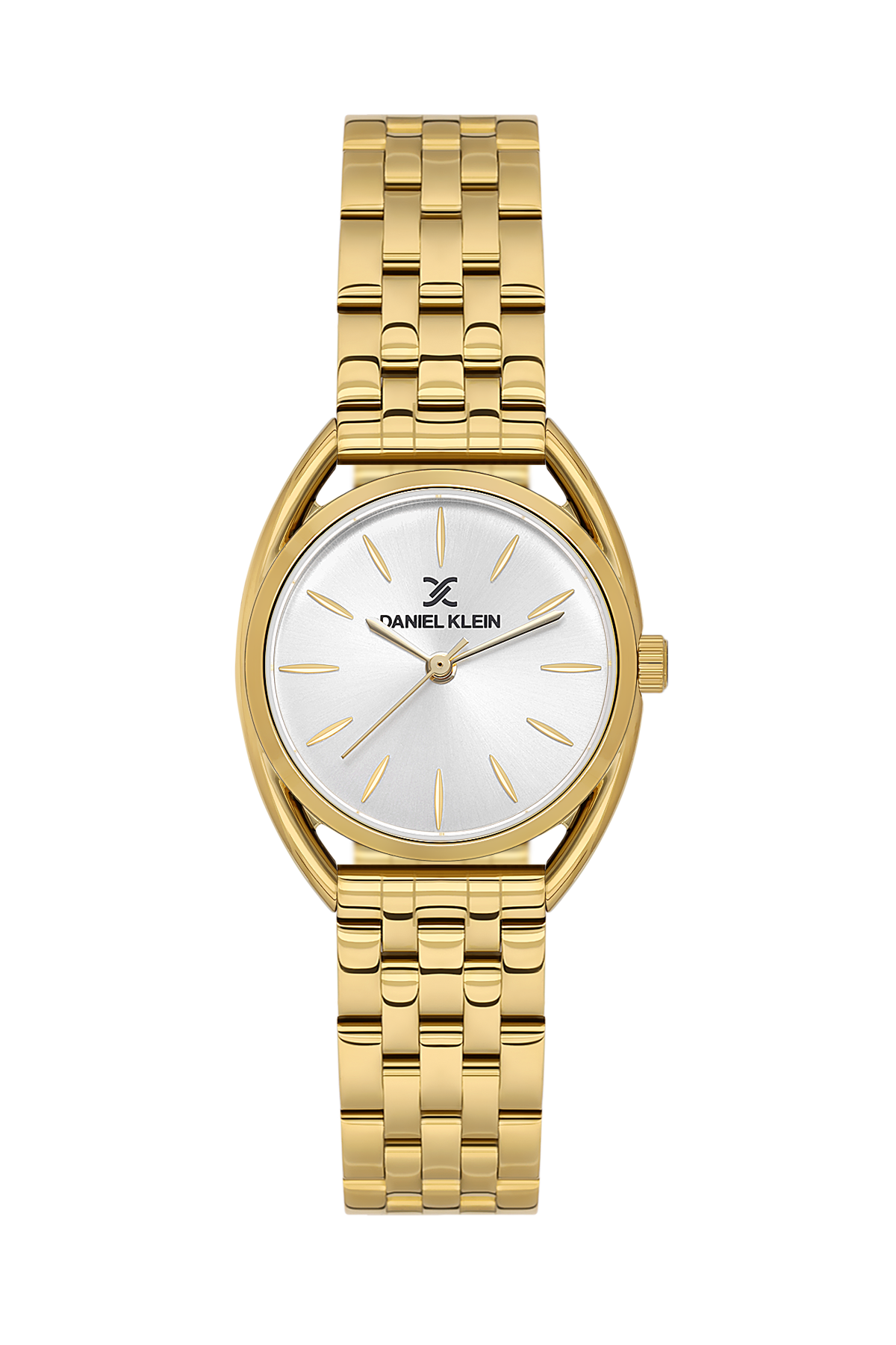 Daniel Klein Silver IP Gold Wrist Watch for Women DK.1.14180-3