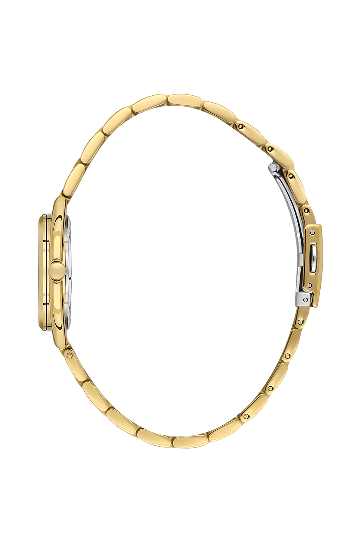 Daniel Klein Silver IP Gold Wrist Watch for Women DK.1.14180-3