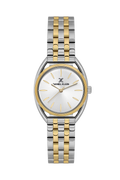 Daniel Klein Silver IP Silver/Gold Wrist Watch for Women DK.1.14180-4