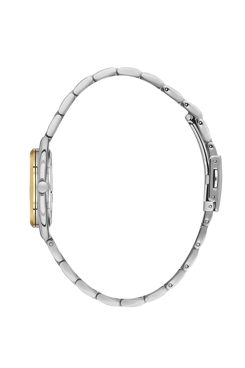 Daniel Klein Silver IP Silver/Gold Wrist Watch for Women DK.1.14180-4
