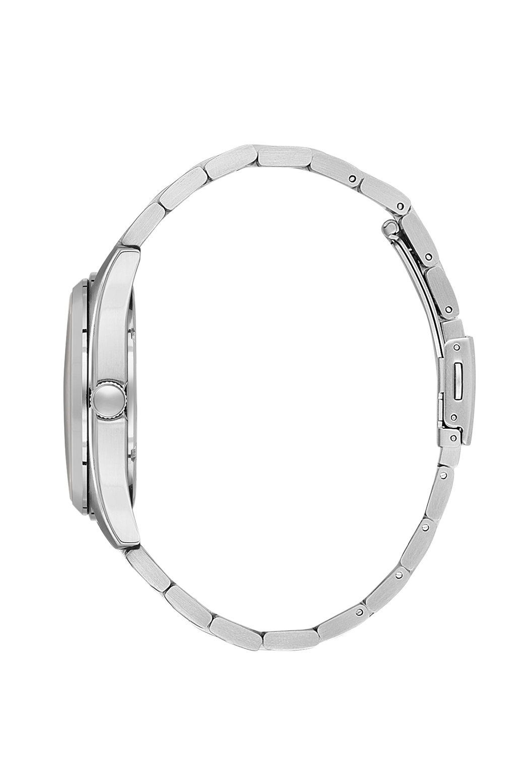 Daniel Klein Gun IP Silver Day Date Wrist Watch for Men DK.1.14197-2