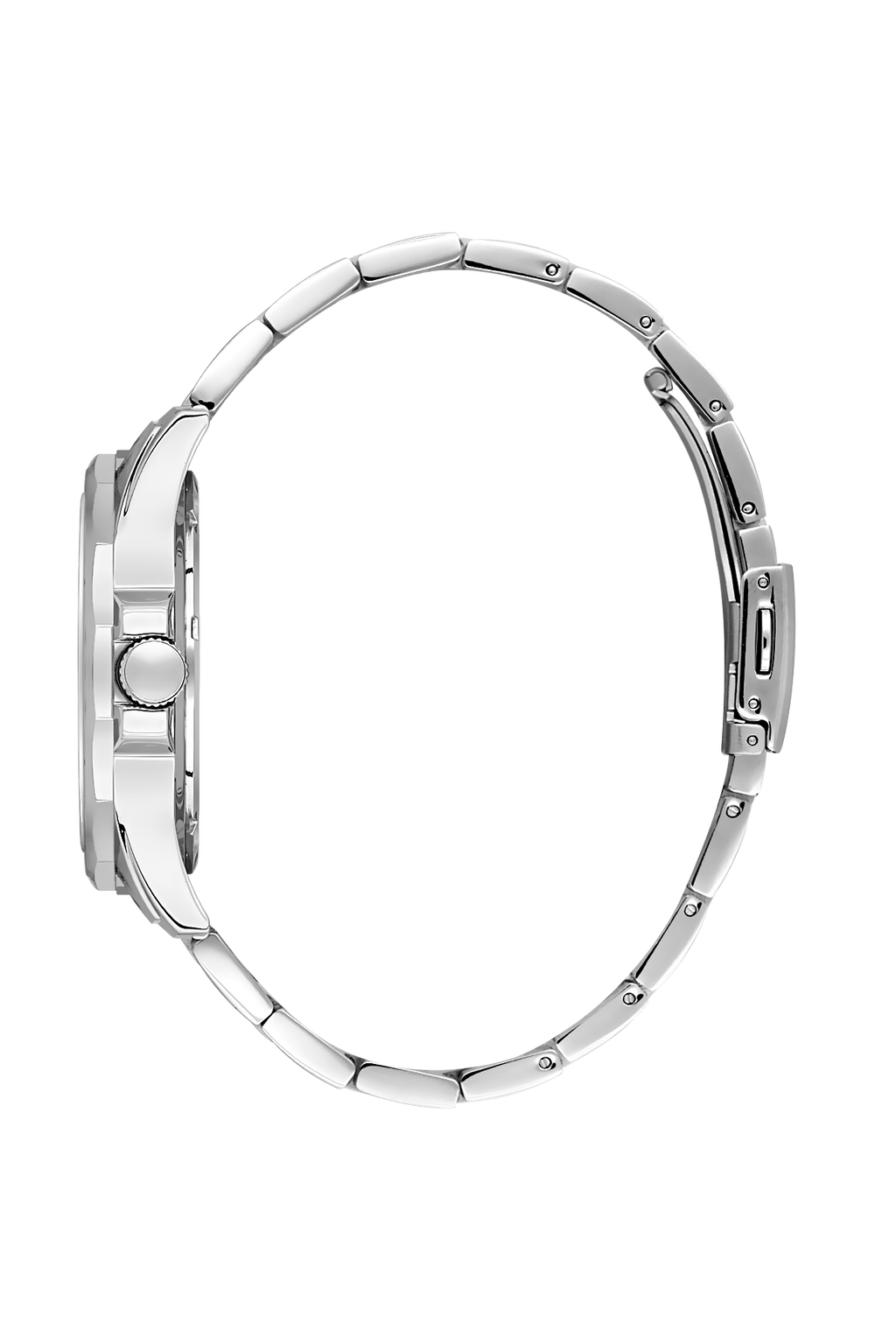 Daniel Klein Dark Blue IP Silver Date Wrist Watch for Men DK.1.14199-3