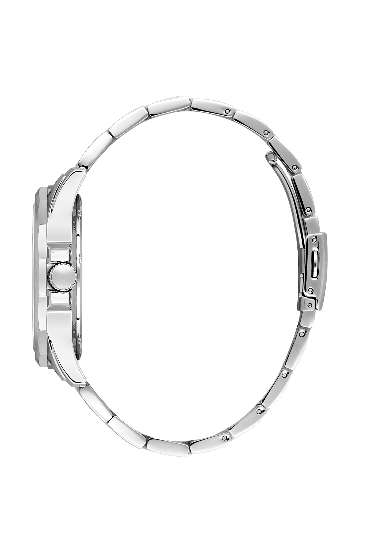 Daniel Klein Dark Blue IP Silver Date Wrist Watch for Men DK.1.14199-3