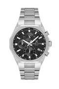 Daniel Klein Black IP Silver Multifunction Wrist Watch for Men DK.1.14257-1