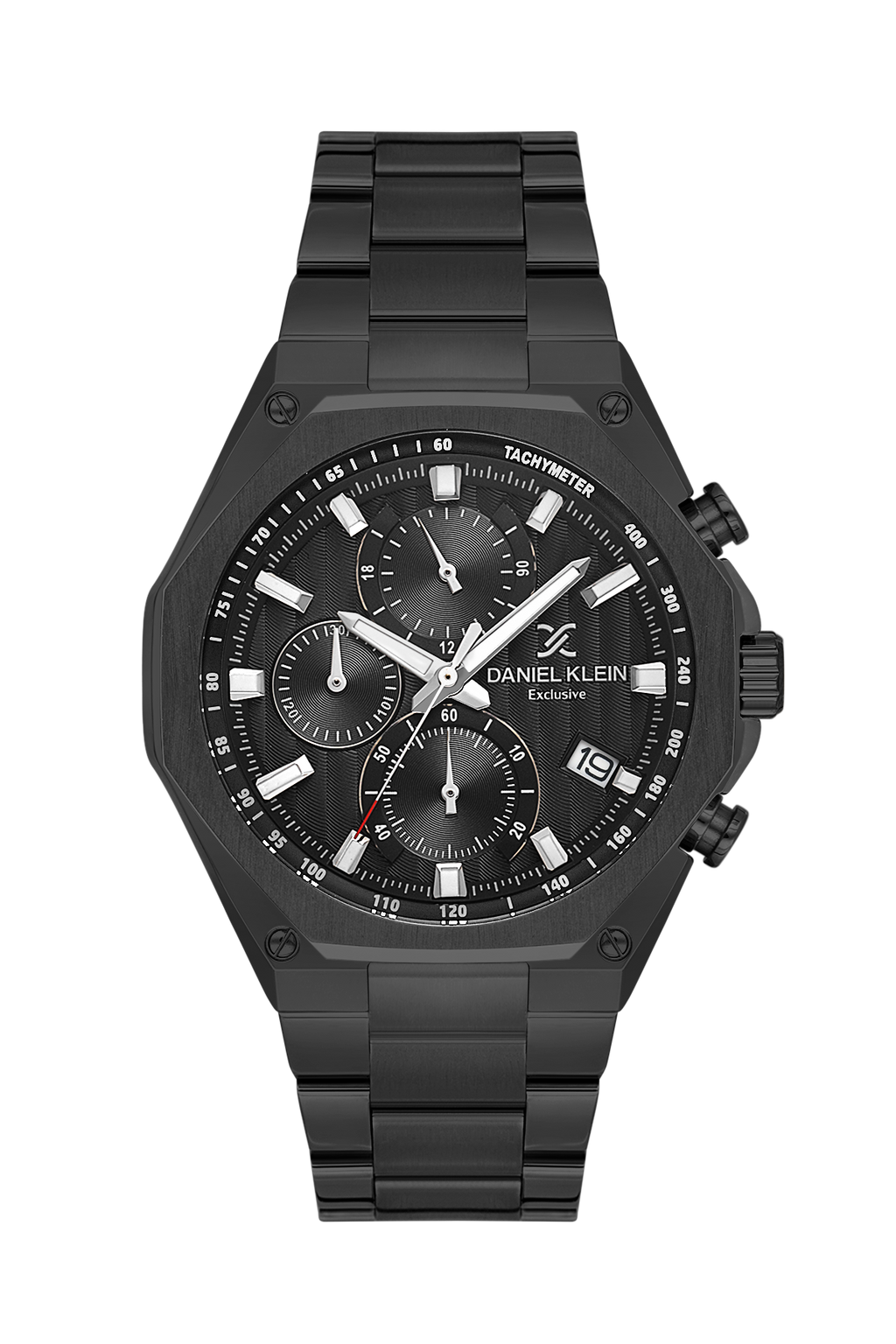 Daniel Klein Gun IP Gun Multifunction Wrist Watch for Men DK.1.14257-4