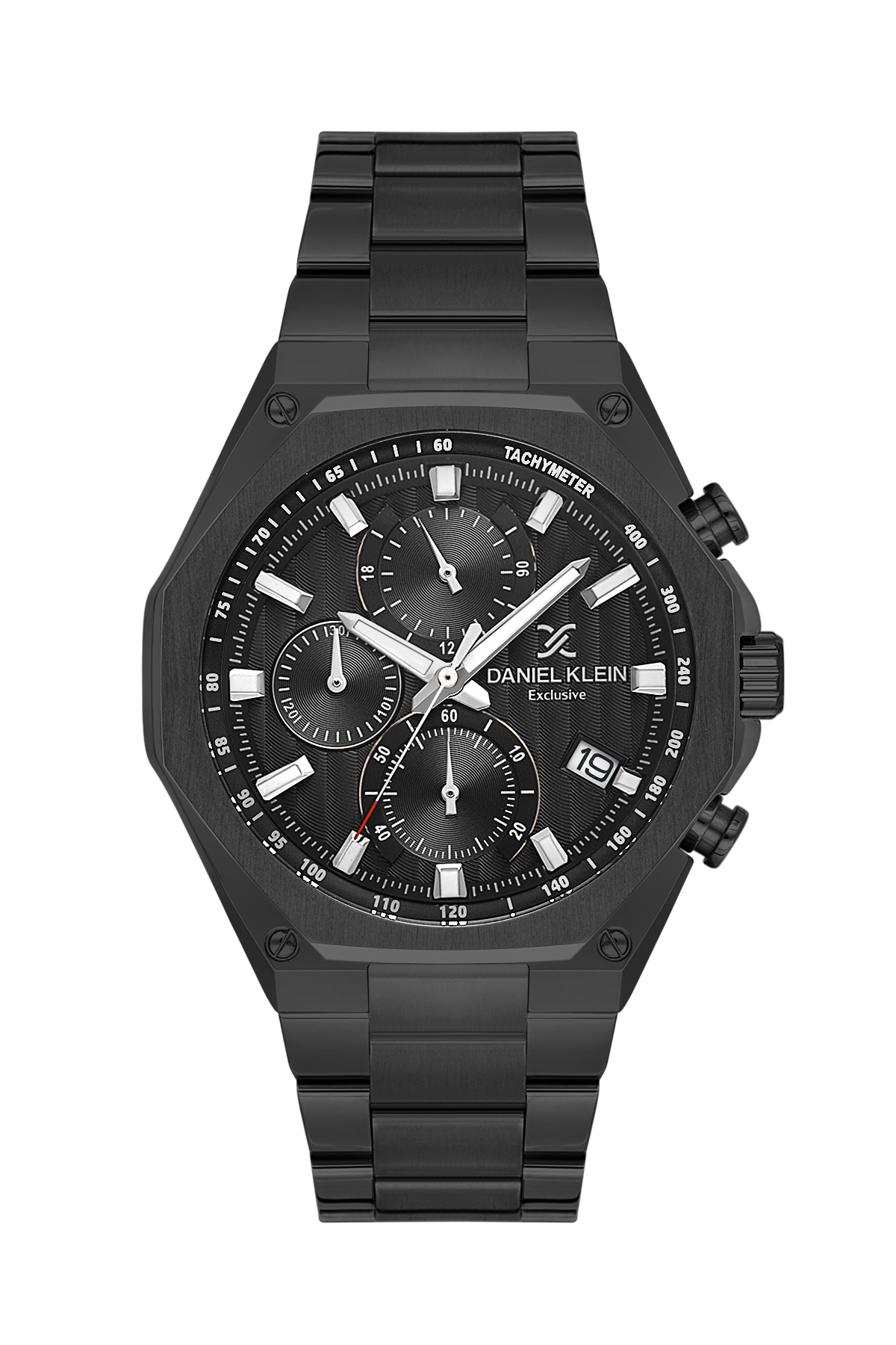 Daniel Klein Gun IP Gun Multifunction Wrist Watch for Men DK.1.14257-4