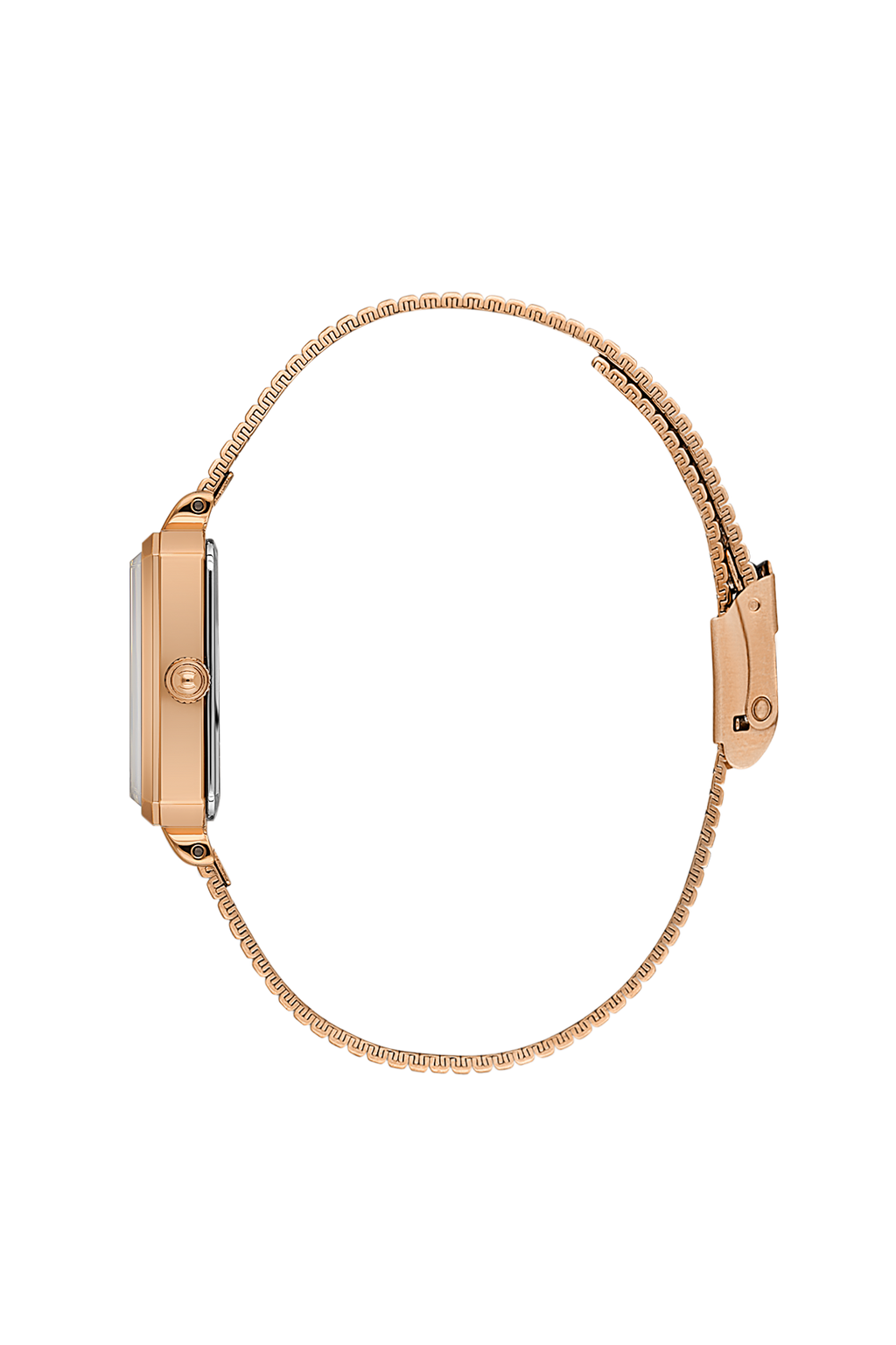Daniel Klein Dark Green Pink Rosegold Wrist Watch for Women DK.1.14264-4