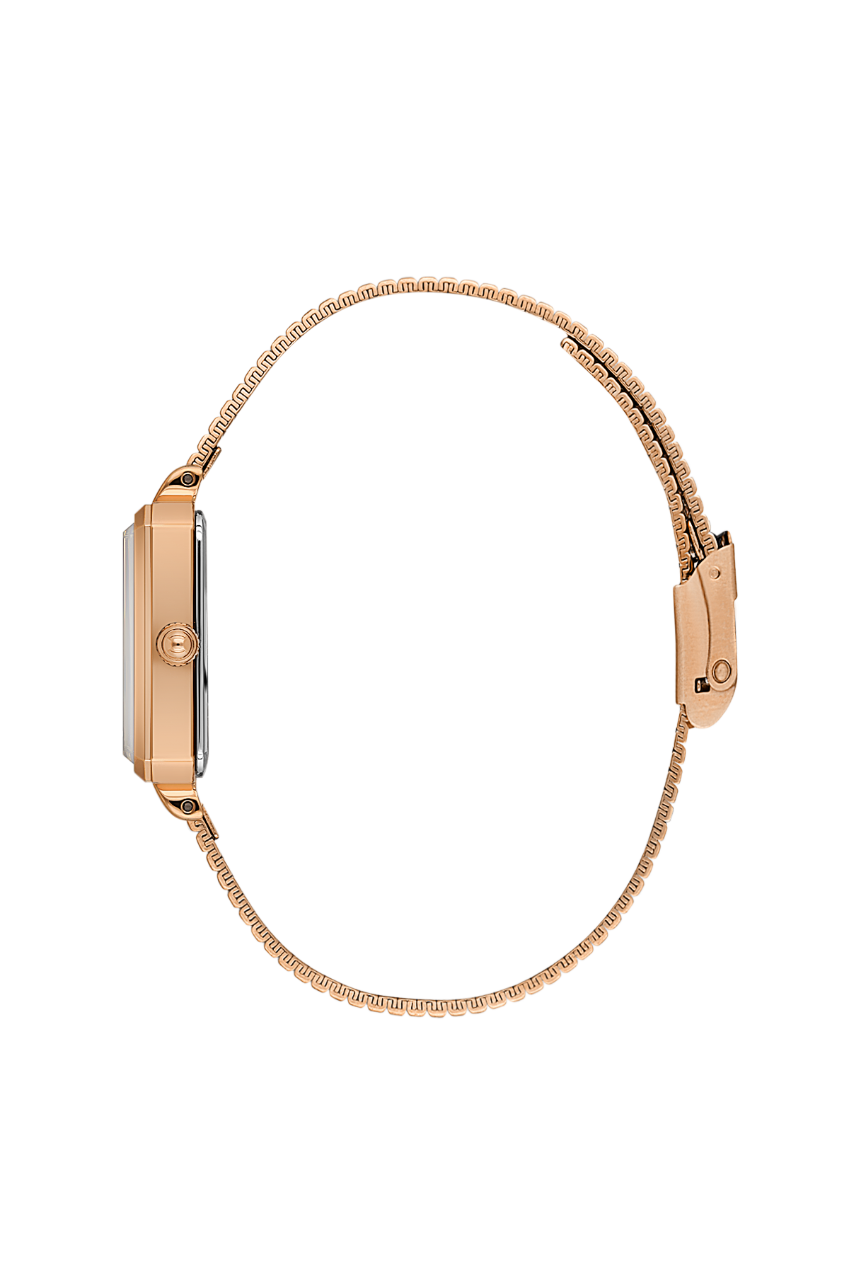 Daniel Klein Dark Green Pink Rosegold Wrist Watch for Women DK.1.14264-4