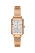 Daniel Klein Silver Pink Rosegold Wrist Watch for Women DK.1.14264-5