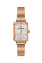 Daniel Klein Silver Pink Rosegold Wrist Watch for Women DK.1.14264-5