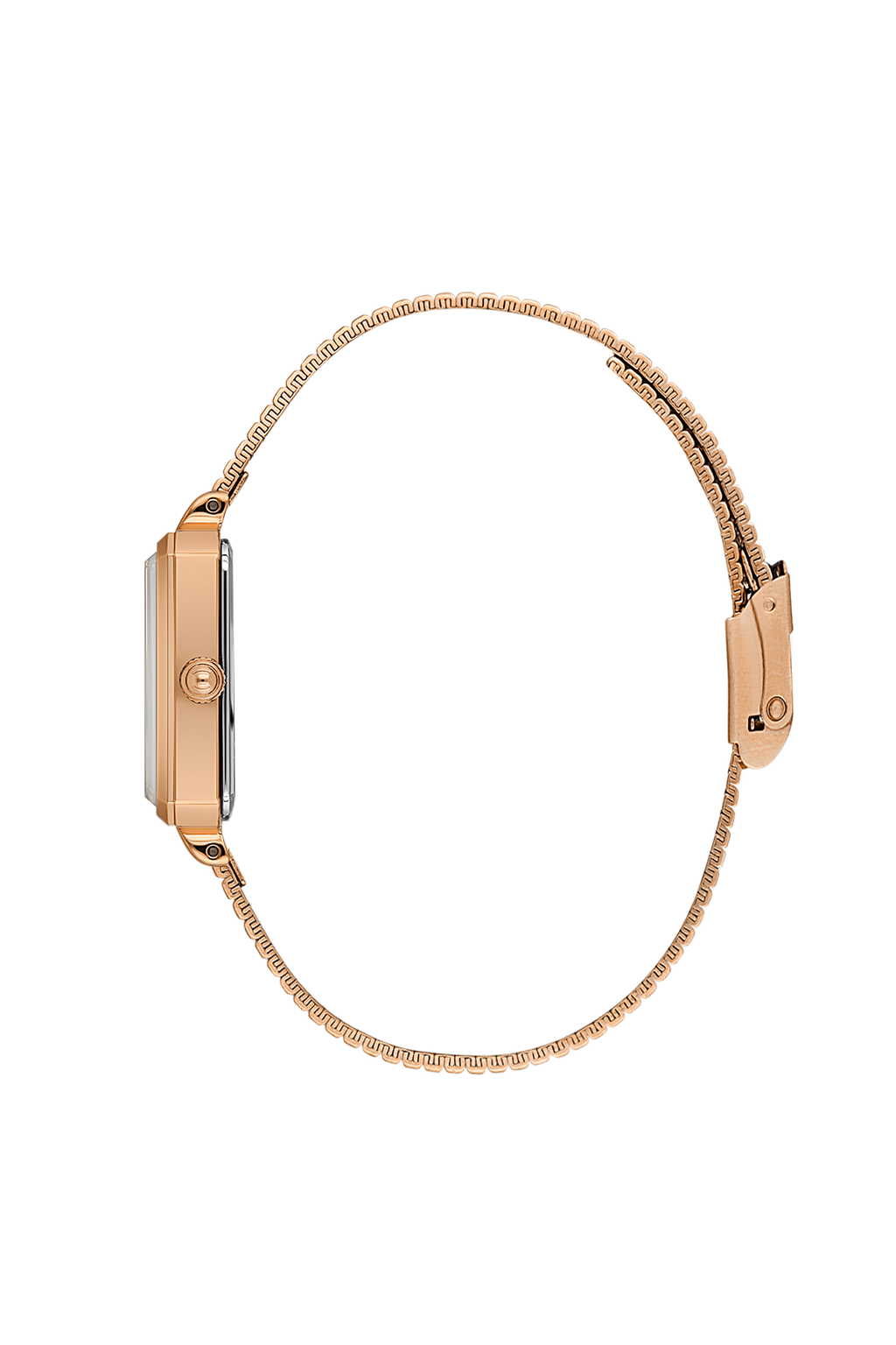 Daniel Klein Silver Pink Rosegold Wrist Watch for Women DK.1.14264-5