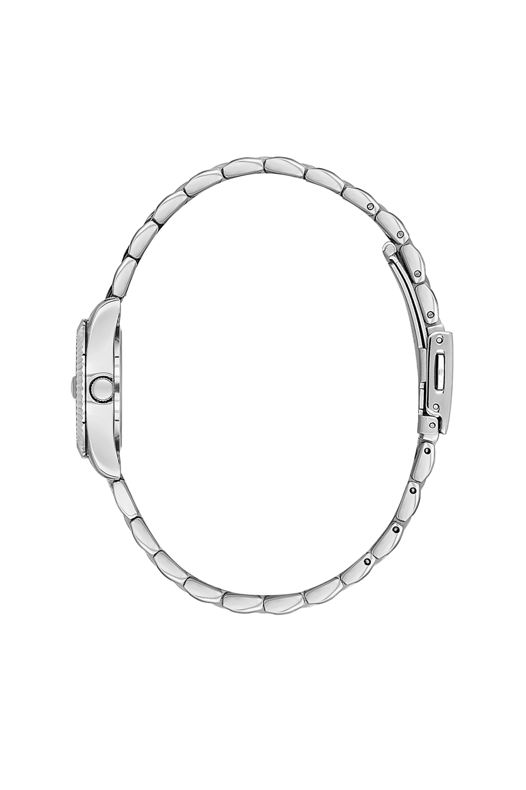 Daniel Klein Pink IP Silver Date Wrist Watch for Women DK.1.14276-2