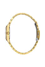 Daniel Klein Silver IP Gold Date Wrist Watch for Women DK.6.14183-2
