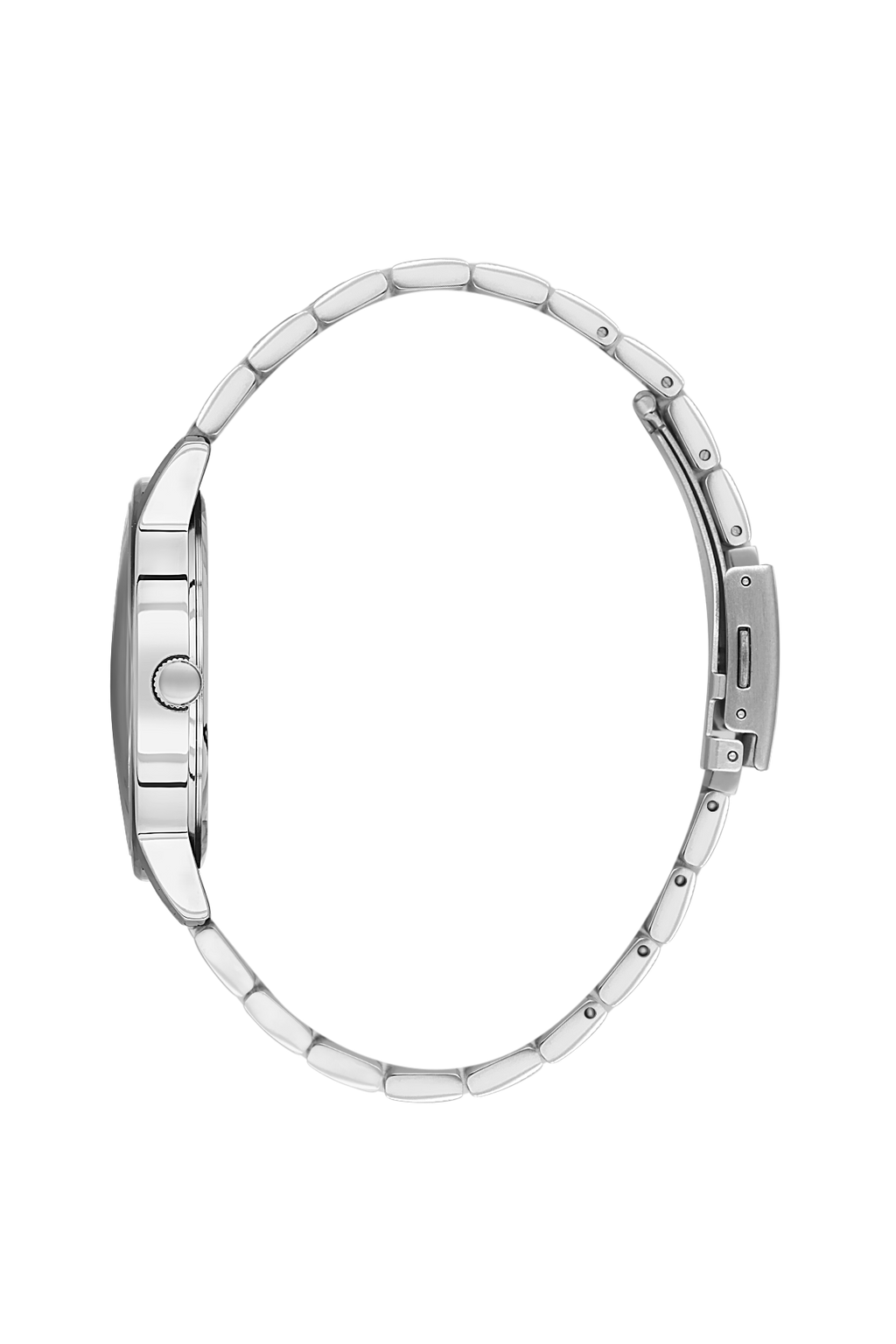 Daniel Klein Silver IP Silver Day Date Watch for Men DK.6.14203-1
