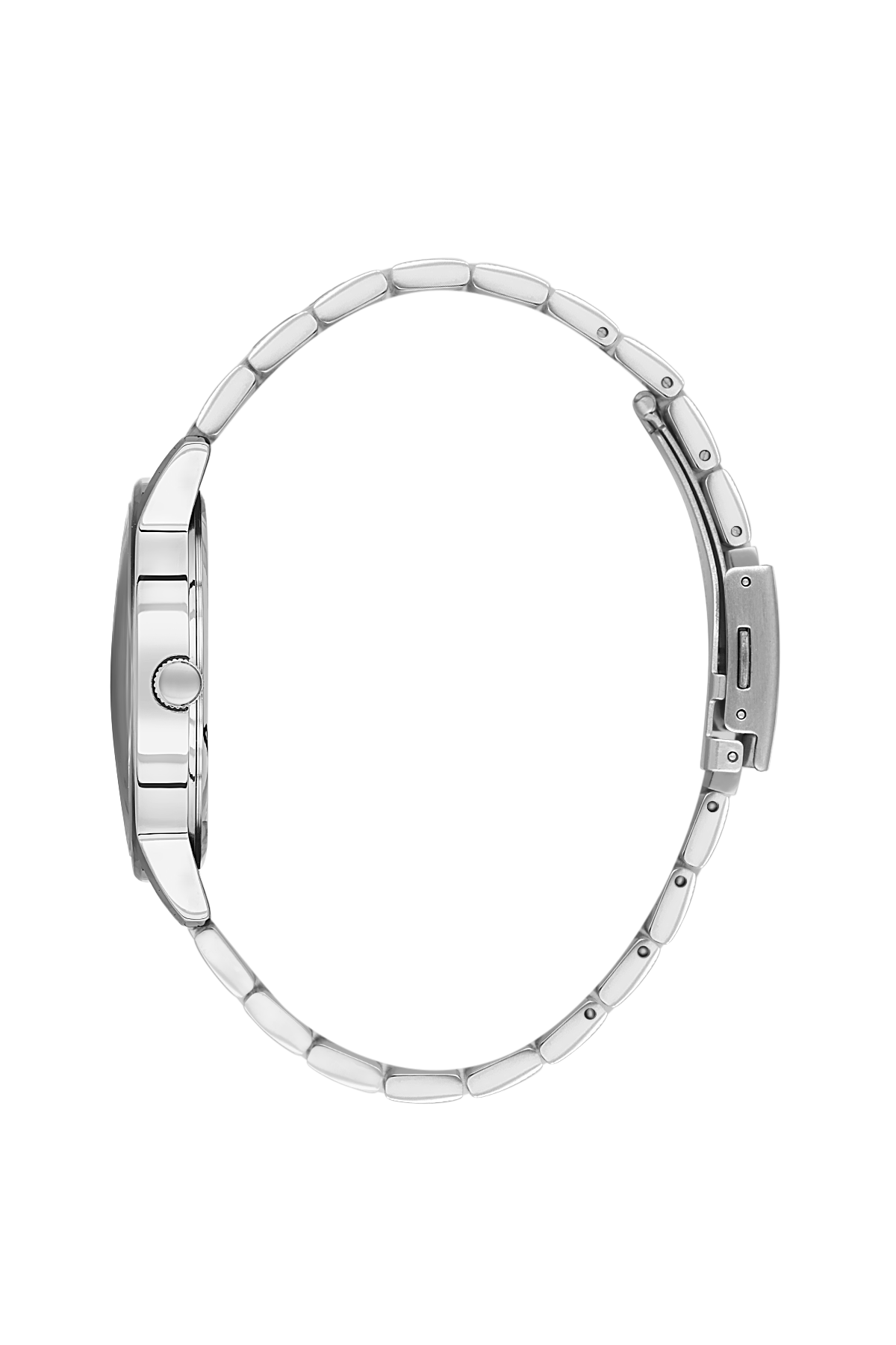 Daniel Klein Silver IP Silver Day Date Watch for Men DK.6.14203-1