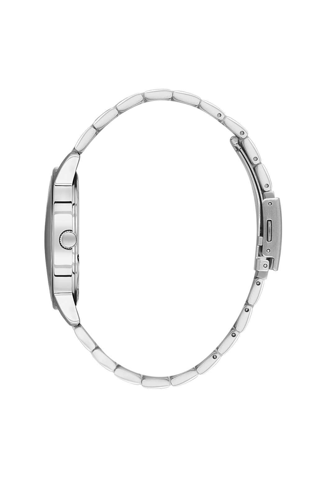 Daniel Klein Dark Blue IP Silver Day Date Watch for Men DK.6.14203-3