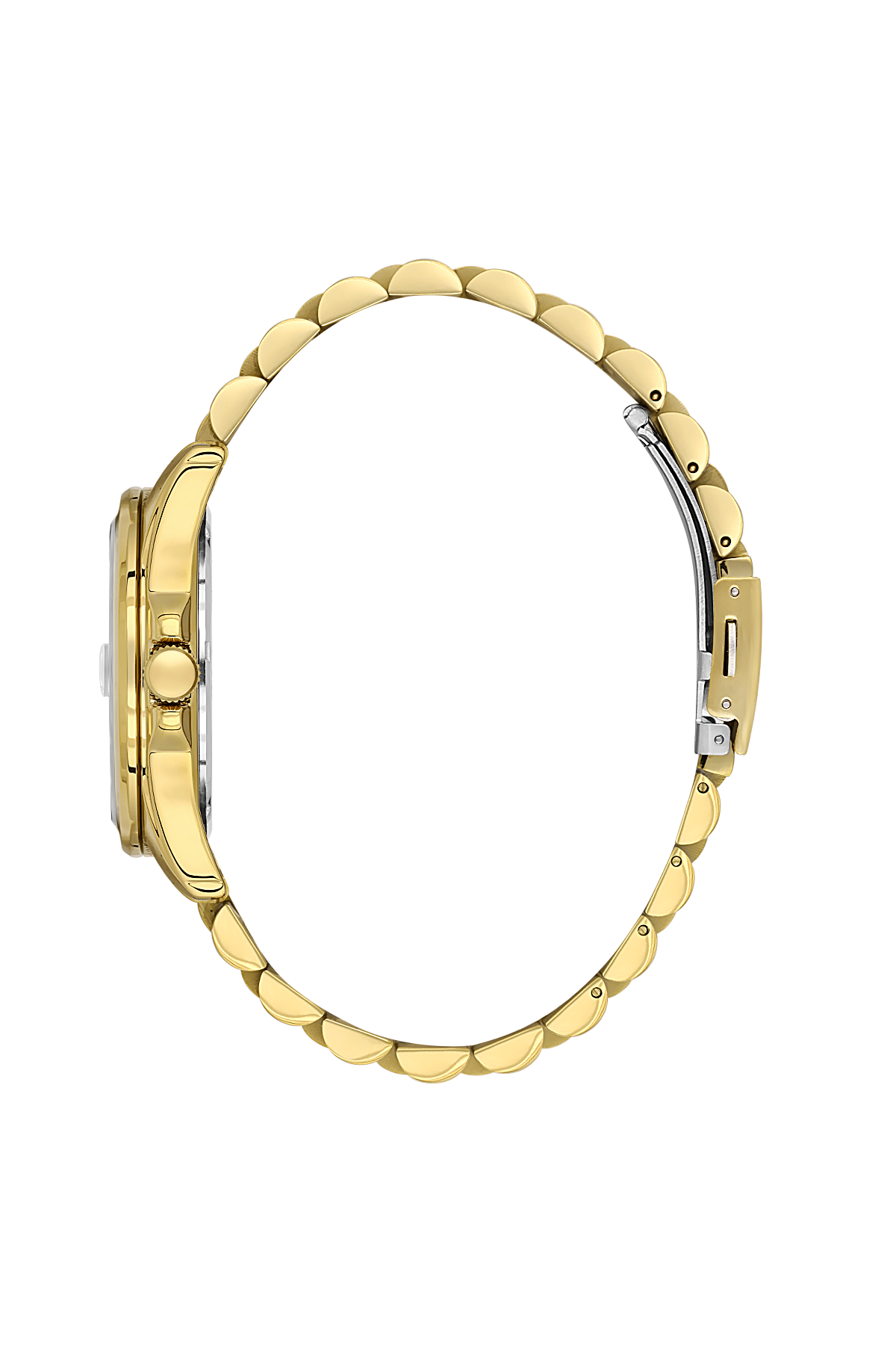 Daniel Klein Black IP Gold Date Wrist Watch for Men DK.6.14205-4