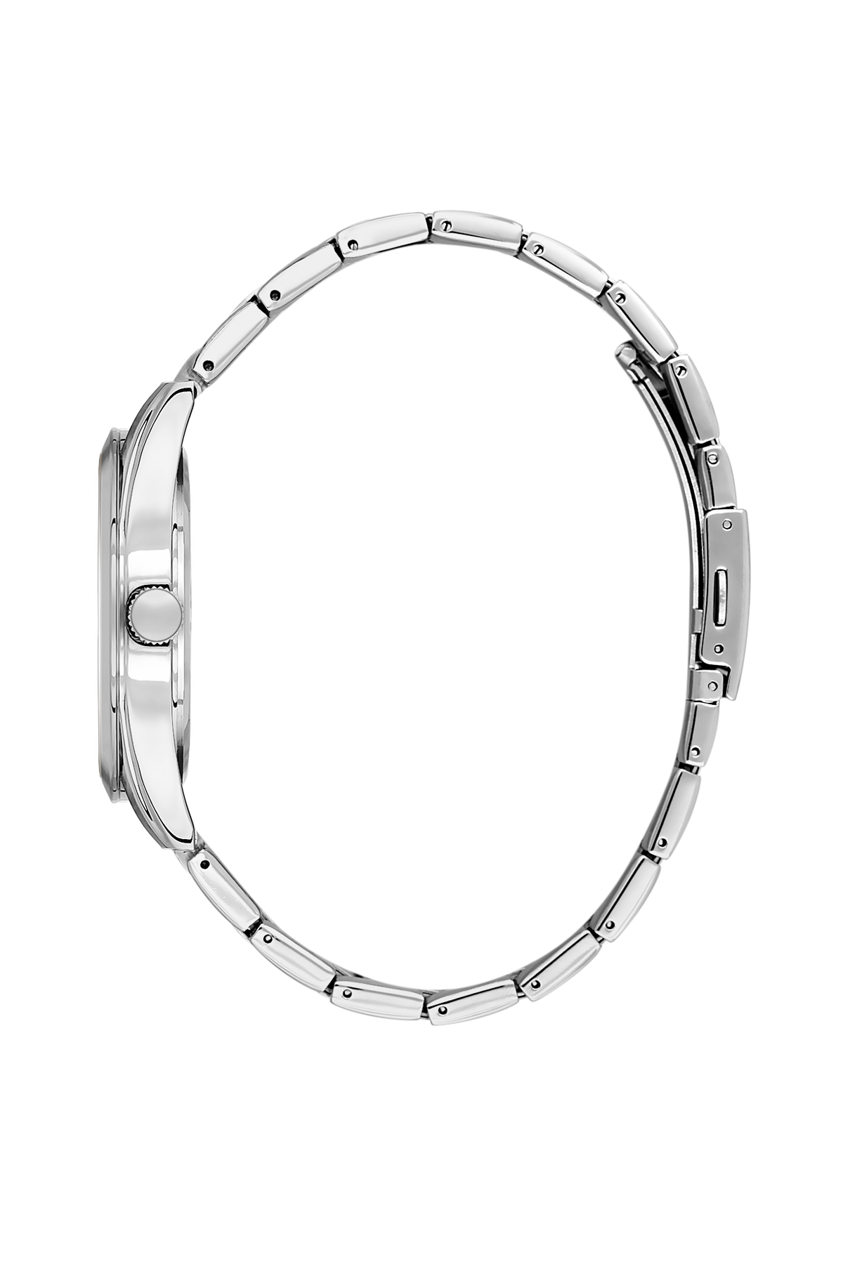 Daniel Klein Gun Black IP Silver Date Wrist Watch for Men DK.6.14273-2