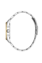 Daniel Klein Silver IP Silver/Gold Date Wrist Watch for Men DK.6.14273-7
