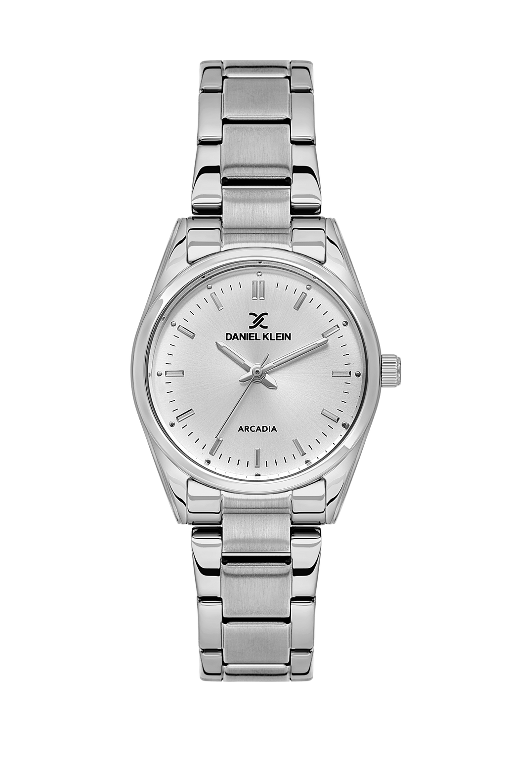 Daniel Klein Silver IP Silver Wrist Watch for Women DK.6.14275-1