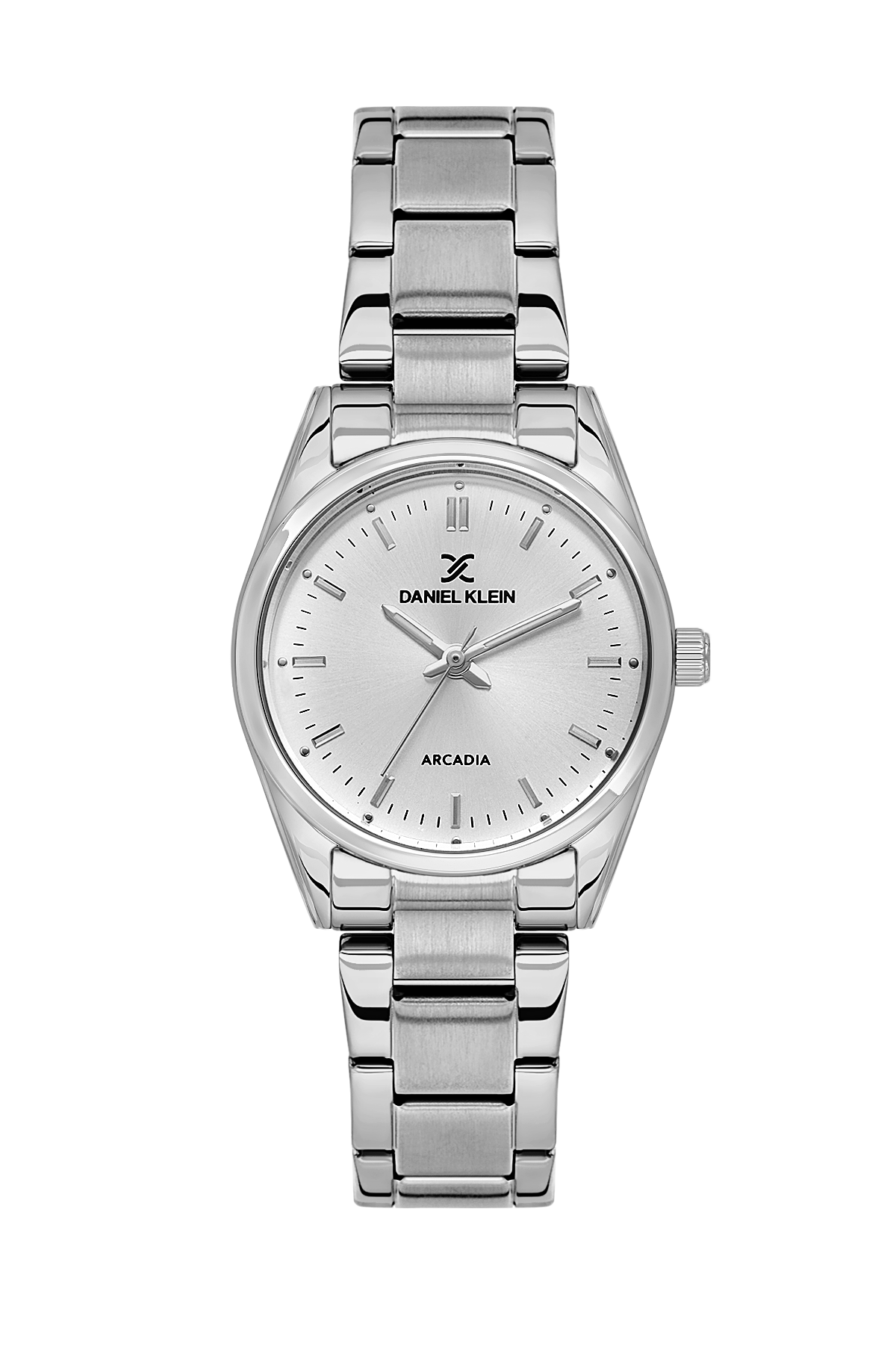 Daniel Klein Silver IP Silver Wrist Watch for Women DK.6.14275-1