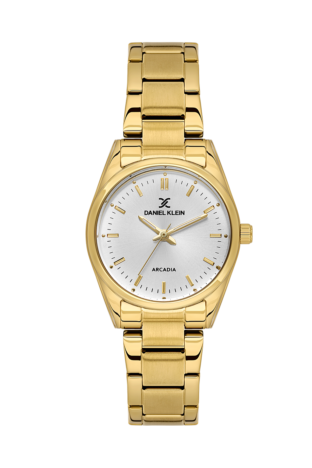 Daniel Klein Silver IP Gold Wrist Watch for Women DK.6.14275-2